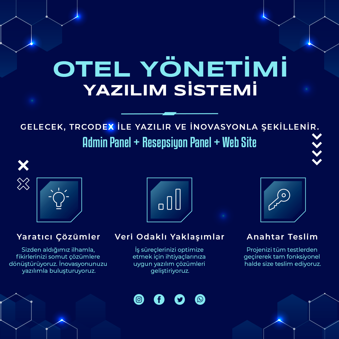 HotelMaster - Güçlü Otel Yazılım Sistemi